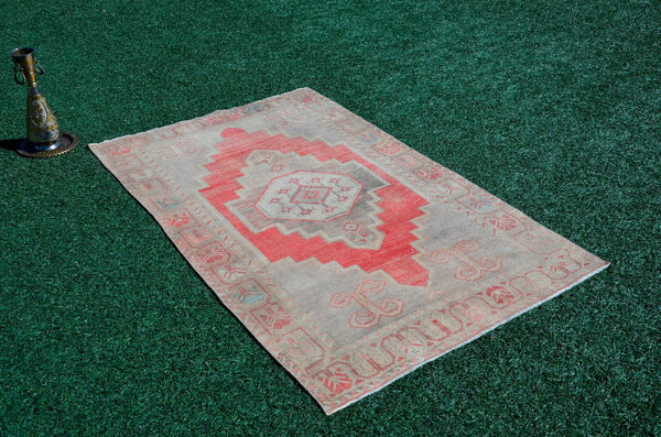 Handmade Turkish rug for home decor, Vintage rug, area rug boho rug bedroom rug kitchen rug bathroom rug kilim rug handmade, rugs 4x6, 666152