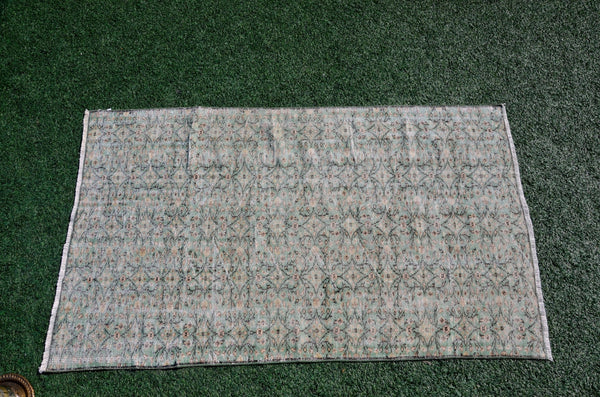 Natural oushak Turkish rug for home decor, Vintage rug, area rug boho rug bedroom rug kitchen rug bathroom rug kilim rug  handmade, rugs 5x8, 666154