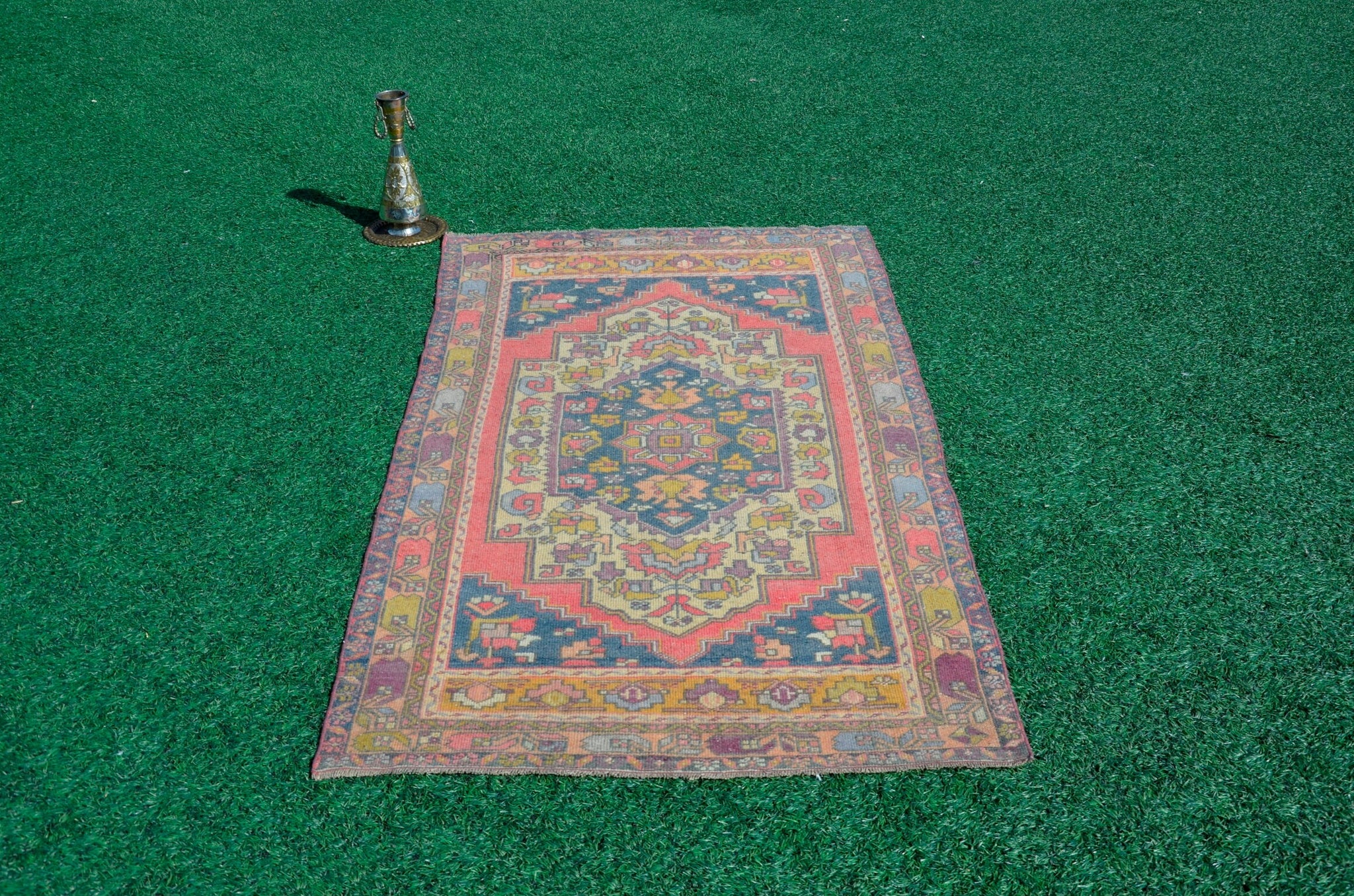 Handmade Turkish rug for home decor, Vintage rug, area rug boho rug bedroom rug kitchen rug bathroom rug kilim rug handmade, rugs 4x8, 666157