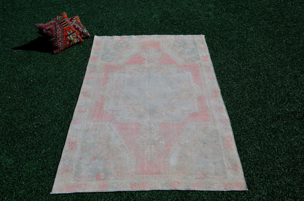 Handmade Turkish rug for home decor, Vintage rug, area rug boho rug bedroom rug kitchen rug bathroom rug kilim rug handmade, rugs 4x7, 666159