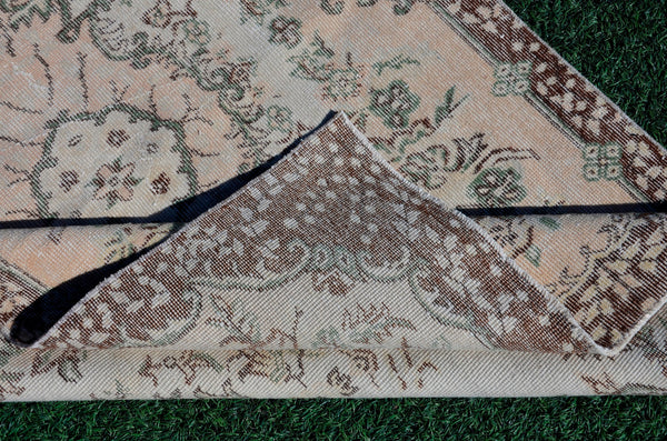 Handmade Turkish rug for home decor, Vintage rug, area rug boho rug bedroom rug kitchen rug bathroom rug kilim rug handmade, rugs 4x7, 666166