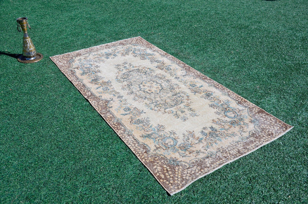 Handmade Turkish rug for home decor, Vintage rug, area rug boho rug bedroom rug kitchen rug bathroom rug kilim rug handmade, rugs 4x7, 666172