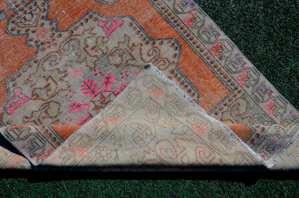 Handknotted Turkish rug for home decor, Vintage rug, area rug boho rug bedroom rug kitchen rug bathroom rug kilim handmade, rugs 5x7, 666177