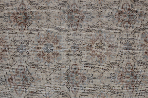 Natural oushak Turkish rug for home decor, Vintage rug, area rug boho rug bedroom rug kitchen rug bathroom rug kilim rug  handmade, rugs 4x7, 666180