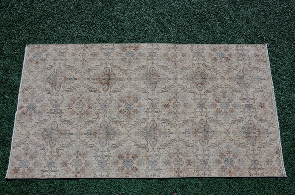 Natural oushak Turkish rug for home decor, Vintage rug, area rug boho rug bedroom rug kitchen rug bathroom rug kilim rug  handmade, rugs 4x7, 666180