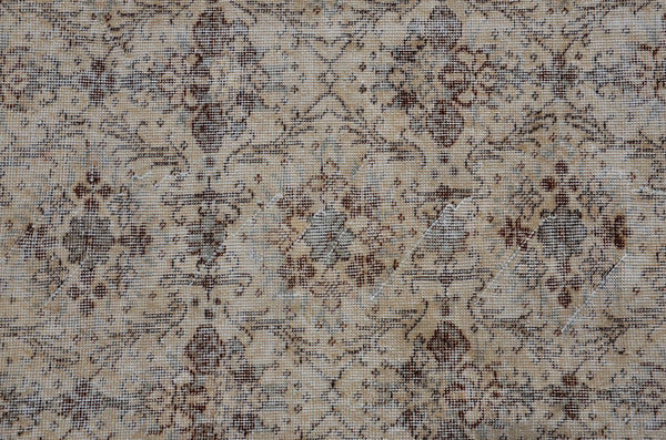 Vintage Handmade Turkish Anatolian rug for home decor, area rug, oushak rug boho rug bedroom rug kitchen rug bathroom rug kilim, rugs 3x8, 666182