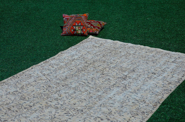 Handmade Turkish rug for home decor, Vintage rug, area rug boho rug bedroom rug kitchen rug bathroom rug kilim rug handmade, rugs 5x8, 666184