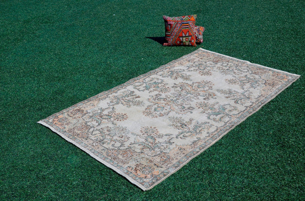 Handmade Turkish rug for home decor, Vintage rug, area rug boho rug bedroom rug kitchen rug bathroom rug kilim rug handmade, rugs 4x7, 666196