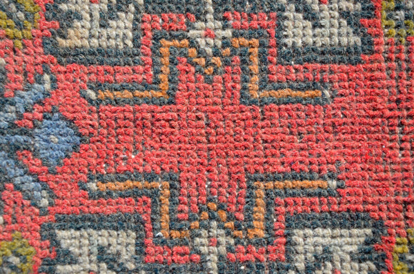 Unique Turkish Vintage small area rug doormat for home decor, bathroom rug, area oushak rug bathroom mat kitchen rug  kilim rug, rug 3.1x1.6, 665809
