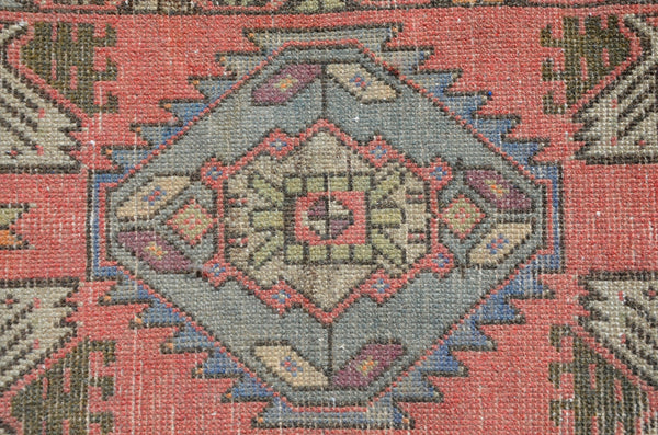 Vintage Handmade Turkish small area rug doormat for home decor, bathroom rug, area rug bathroom mat kitchen rug  kilim rug, rug 3.2X1.5, 665811