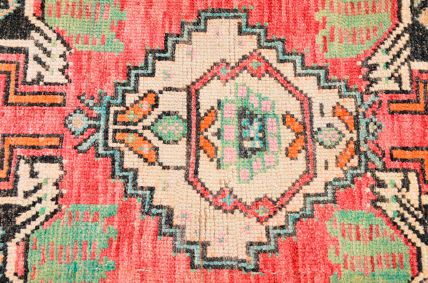 Natural Turkish Vintage small area rug doormat for home decor, bathroom rug, area oushak rug bathroom mat kitchen rug kilim rug, rug 3.4X1.8, 665836
