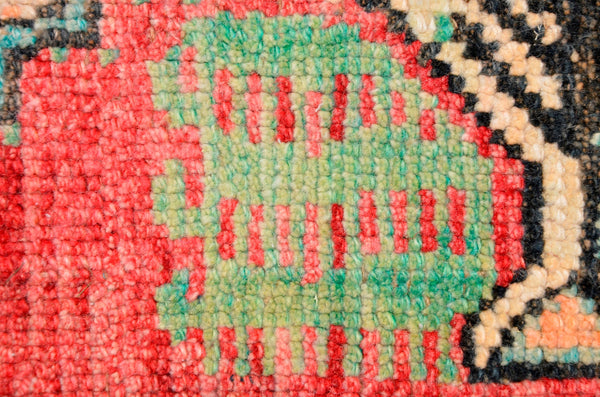 Natural Turkish Vintage small area rug doormat for home decor, bathroom rug, area oushak rug bathroom mat kitchen rug kilim rug, rug 3.4X1.8, 665836