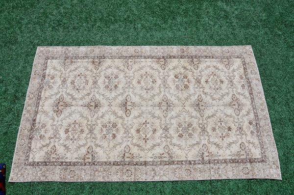 Turkish Handmade large Vintage rug for home decor, oversize rug, area rug oushak rug boho rug bedroom rug kitchen rug  kilim rug, rugs 5x9, 666230