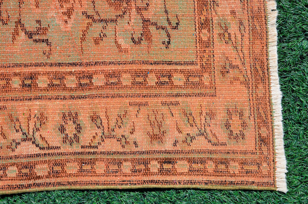 Turkish Handmade large Vintage rug for home decor, oversize rug, area rug oushak rug boho rug bedroom rug kitchen rug  kilim rug, rugs 6x9, 666237