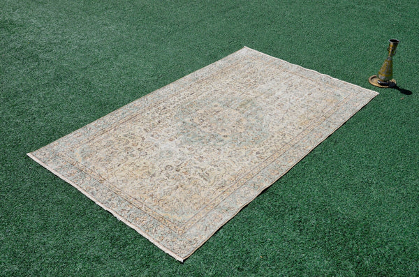 Turkish Handmade large Vintage rug for home decor, oversize rug, area rug oushak rug boho rug bedroom rug kitchen rug  kilim rug, rugs 5x9, 666239