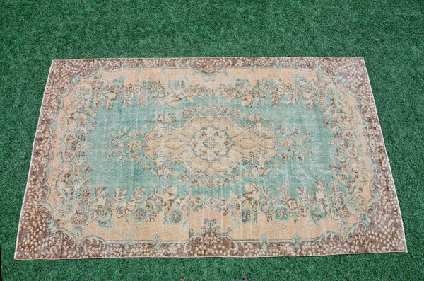 Turkish Handmade large Vintage rug for home decor, oversize rug, area rug oushak rug boho rug bedroom rug kitchen rug  kilim rug, rugs 5x9, 666240