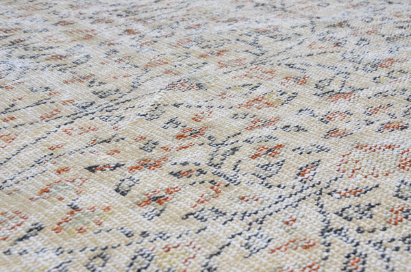 Natural Turkish large Vintage rug for home decor, oversize rug, area rug oushak rug boho rug bedroom rug kitchen rug  kilim rug, rugs 5x8, 666242