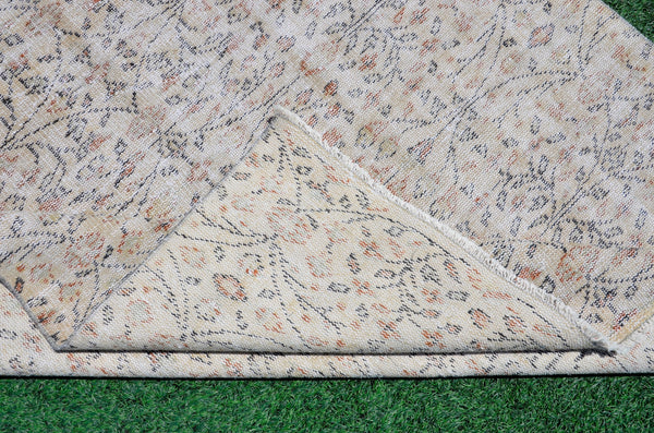 Natural Turkish large Vintage rug for home decor, oversize rug, area rug oushak rug boho rug bedroom rug kitchen rug  kilim rug, rugs 5x8, 666242