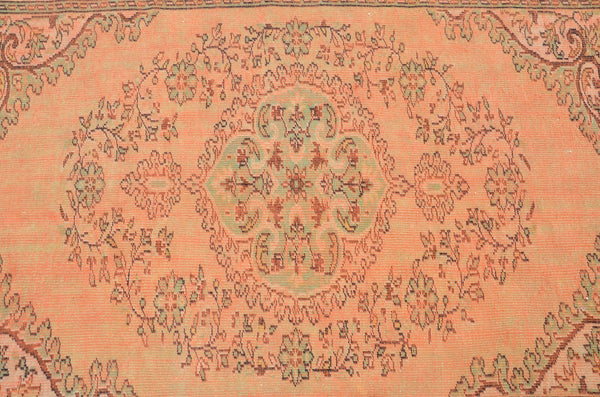 Handmade Turkish large Vintage rug for home decor, oversize rug, area rug oushak rug boho rug bedroom rug kitchen rug  kilim rug, rugs 6x9, 666245