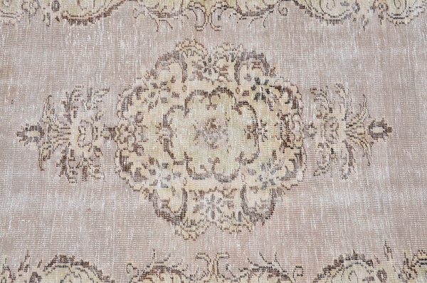 Unique Turkish large Vintage rug for home decor, oversize rug, area rug oushak rug boho rug bedroom kitchen rug  kilim rug, rugs 5x9, 666247