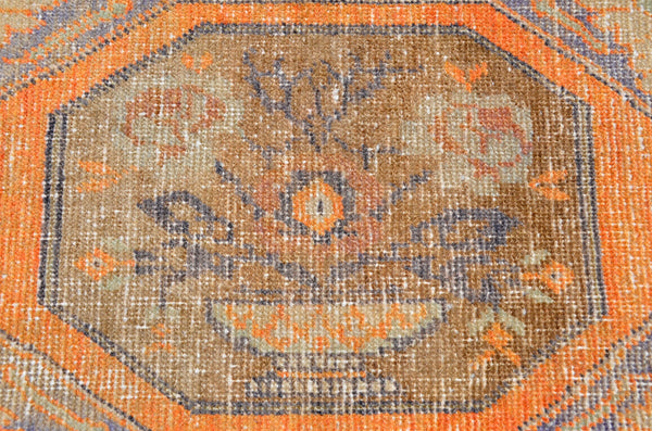 Vintage Handmade Turkish small area rug doormat for home decor, bathroom rug, area rug bathroom mat kitchen rug  kilim rug, rug 2.7X1.4, 665758