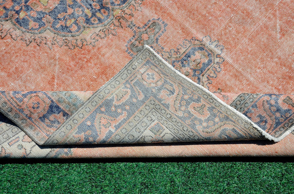Natural Turkish large Vintage rug for home decor, oversize rug, area rug oushak rug boho rug bedroom rug kitchen rug  kilim rug, rugs 8x12, 666284