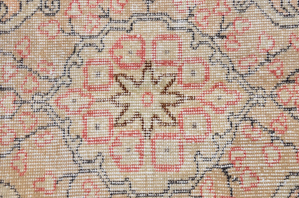 Handmade Turkish large Vintage rug for home decor, oversize rug, area rug oushak rug boho rug bedroom rug kitchen rug  kilim rug, rugs 6x9, 666294