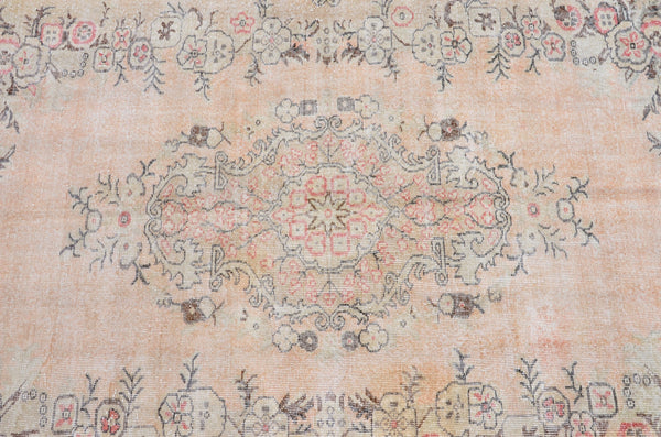 Handmade Turkish large Vintage rug for home decor, oversize rug, area rug oushak rug boho rug bedroom rug kitchen rug  kilim rug, rugs 6x9, 666294