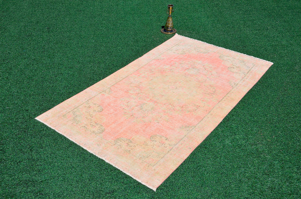 Handmade Turkish large Vintage rug for home decor, oversize rug, area rug oushak rug boho rug bedroom rug kitchen rug  kilim rug, rugs 5x9, 666302