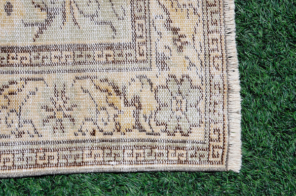 Unique Turkish large Vintage rug for home decor, oversize rug, area rug oushak rug boho rug bedroom kitchen rug  kilim rug, rugs 6x9, 666303