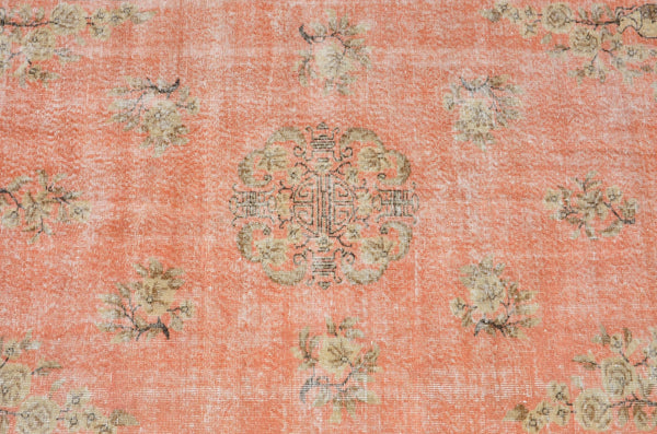 Natural Turkish Vintage rug for home decor, oversize rug, area rug oushak rug boho rug bedroom rug kitchen rug  kilim rug, rugs 5x9, 666304