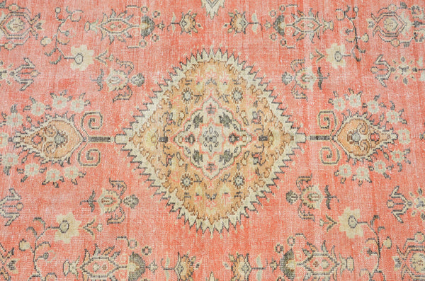 Handmade Turkish large Vintage rug for home decor, oversize rug, area rug oushak rug boho rug bedroom rug kitchen rug  kilim rug, rugs 6x9, 666306