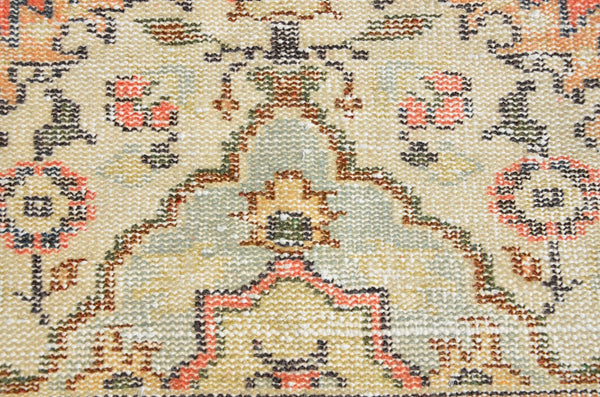 Handmade Turkish large Vintage rug for home decor, oversize rug, area rug oushak rug boho rug bedroom rug kitchen rug  kilim rug, rugs 6x9, 666306