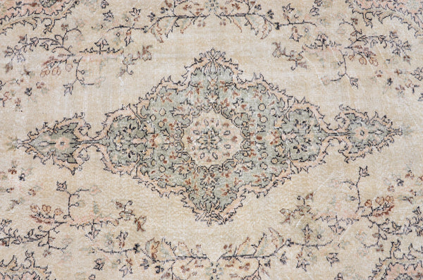 Turkish Handmade Vintage rug for home decor, oversize rug, area rug oushak boho rug bedroom rug kitchen rug  kilim rug, rugs 5x9, 666309