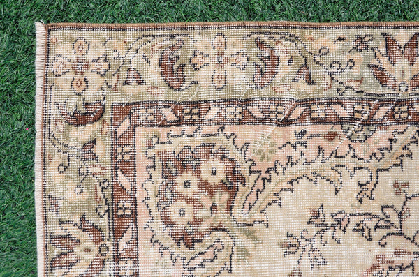Turkish Handmade Vintage rug for home decor, oversize rug, area rug oushak boho rug bedroom rug kitchen rug  kilim rug, rugs 5x9, 666309