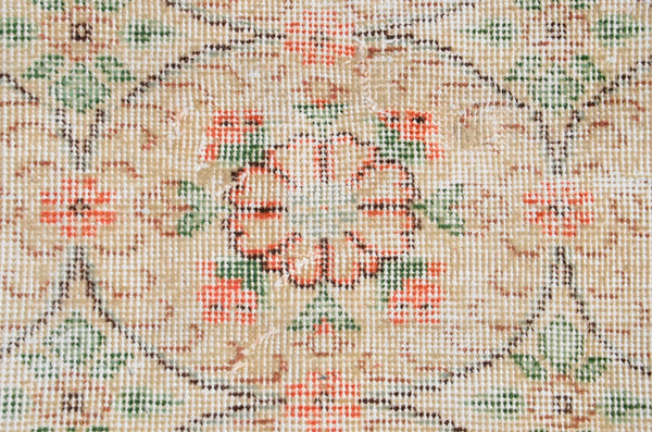 Natural oushak Turkish rug for home decor, Vintage rug, area rug boho rug bedroom rug kitchen rug bathroom rug kilim rugs handmade, rugs 6x3, 665279