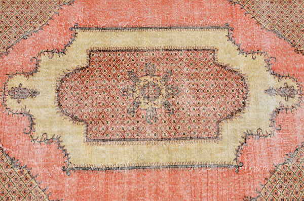 Turkish Handmade Vintage rug for home decor, oversize rug, area rug oushak boho rug bedroom rug kitchen rug  kilim rug, rugs 5x9, 666481