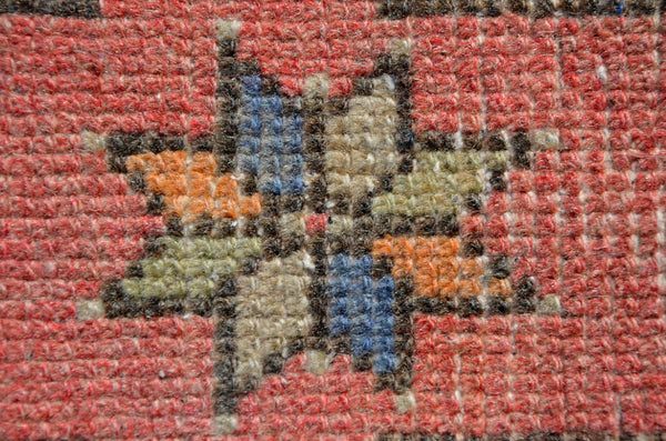 Vintage Handmade Turkish small area rug doormat for home decor, bathroom rug, area rug bathroom mat kitchen rug  kilim rug, rug 3.2X1.5, 665811