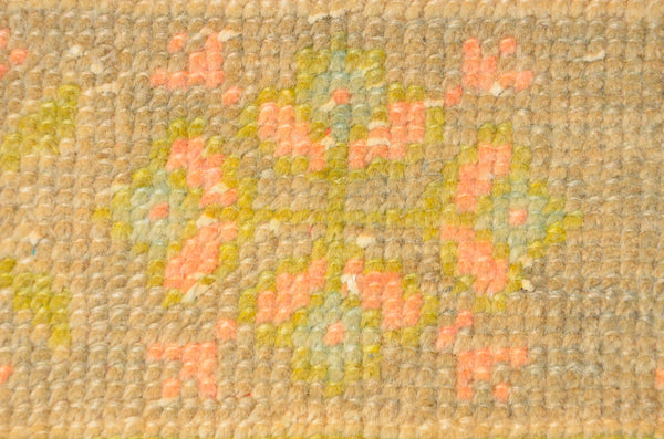 Unique Vintage Turkish runner rug for home decor, area rug, Anatolian oushak rug boho rug bedroom rug kitchen rug kilim, 11'1"x3'", 666421
