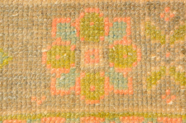 Unique Vintage Turkish runner rug for home decor, area rug, Anatolian oushak rug boho rug bedroom rug kitchen rug kilim, 11'1"x3'", 666421