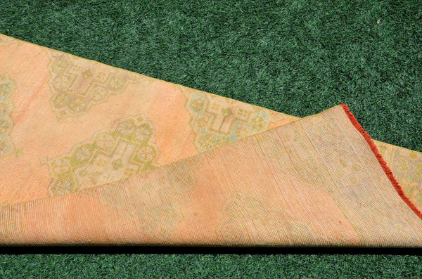 Unique Vintage Turkish runner rug for home decor, area rug, Anatolian oushak rug boho rug bedroom rug kitchen rug kilim, 11'1"x3'", 666421