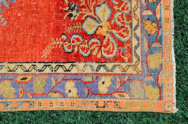 Unique Vintage Turkish runner rug for home decor, area rug, Anatolian oushak rug boho rug bedroom rug kitchen rug kilim, 11'7"x3'2", 666422