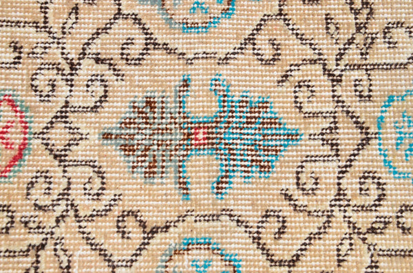 Unique Vintage Turkish runner rug for home decor, area rug, Anatolian oushak rug boho rug bedroom rug kitchen rug kilim, 7'6"x2'3", 666425