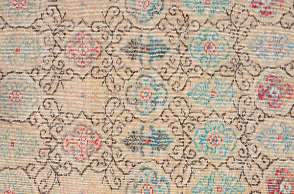 Unique Vintage Turkish runner rug for home decor, area rug, Anatolian oushak rug boho rug bedroom rug kitchen rug kilim, 7'6"x2'3", 666425