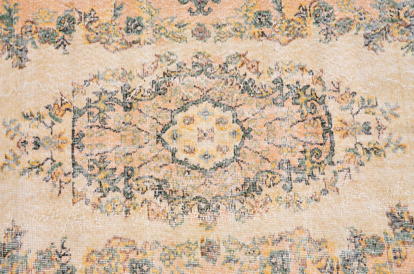 Turkish Natural oushak rug for home decor, Vintage rug, area rug boho rug bedroom rug kitchen rug bathroom rug kilim rugs handmade, rugs 4x7, 666315