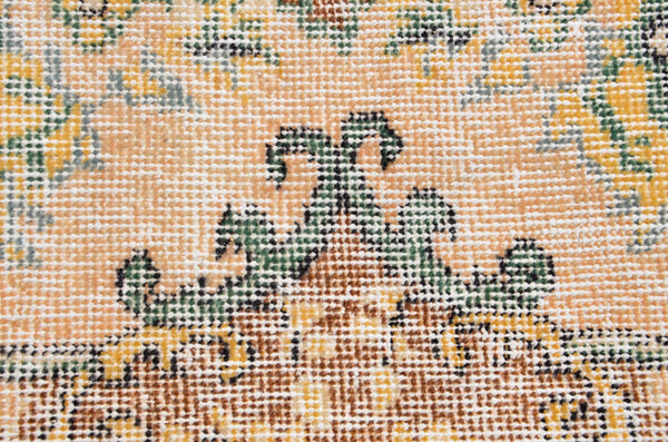 Turkish Natural oushak rug for home decor, Vintage rug, area rug boho rug bedroom rug kitchen rug bathroom rug kilim rugs handmade, rugs 4x7, 666315