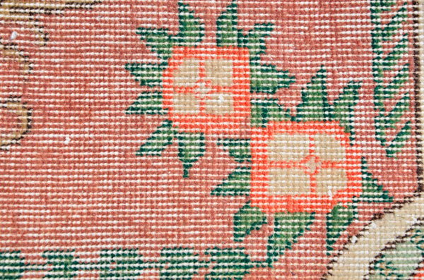 Handmade Natural oushak Turkish rug for home decor, Vintage rug, area rug boho rug bedroom rug kitchen rug bathroom rug kilim rugs, rugs 4x7, 666318