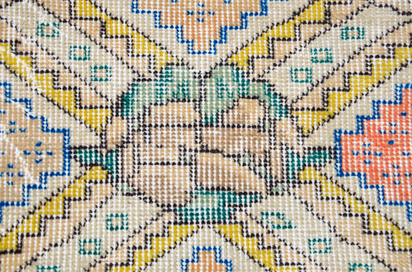 Unique Natural oushak Turkish rug for home decor, Vintage rug, area rug boho rug bedroom rug kitchen rug kilim rugs handmade, rugs 4x6, 666325