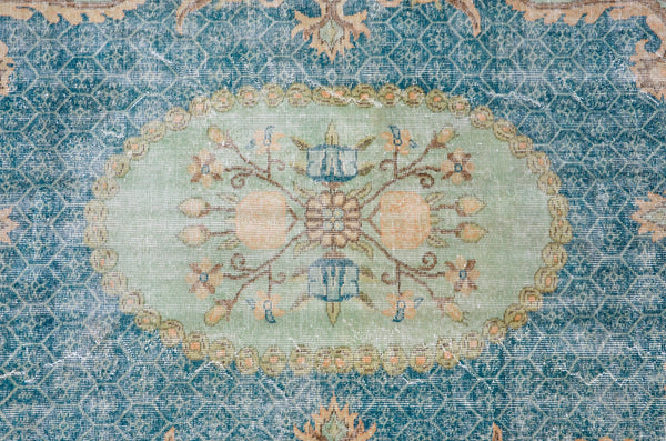 Oushak Natural Turkish rug for home decor, Vintage rug, area rug boho rug bedroom rug kitchen rug bathroom rug kilim rugs handmade, rugs 4x7, 666327