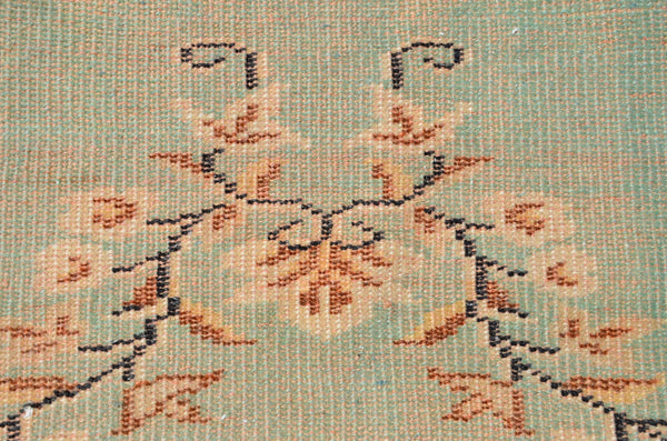 Handmade Natural oushak Turkish rug for home decor, Vintage rug, area rug boho rug bedroom rug kitchen rug bathroom rug kilim rugs, rugs 3x6, 666335